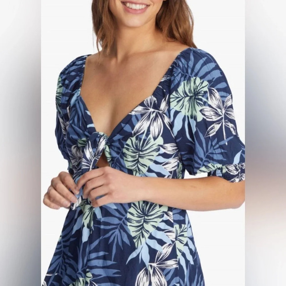 ROXY EVENING DELIGHT DRESS in Mood Indigo Seaside - Picture 4 of 9